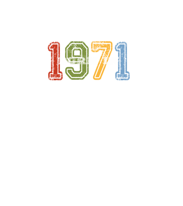 born in 1971 születésnapi felirat minta fekete pólón