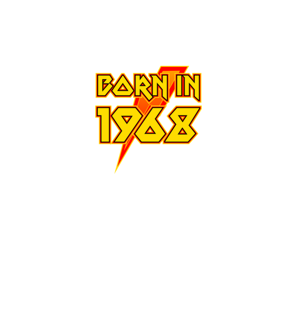 heavy metal born in 1968 minta fekete pólón