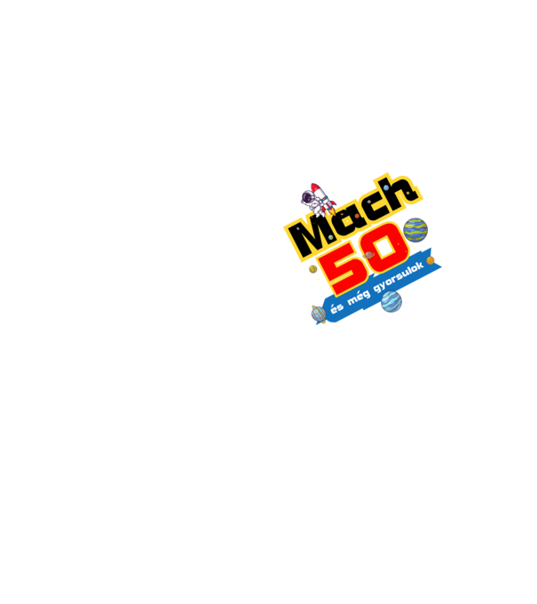mach 50 és még gyorsulok, születésnapi minta űrhajós minta neonsárga pólón