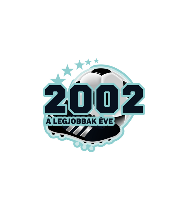 FOCISTÁS SZÜLINAP A LEGJOBBAK ÉVE 2002 minta fehér pólón