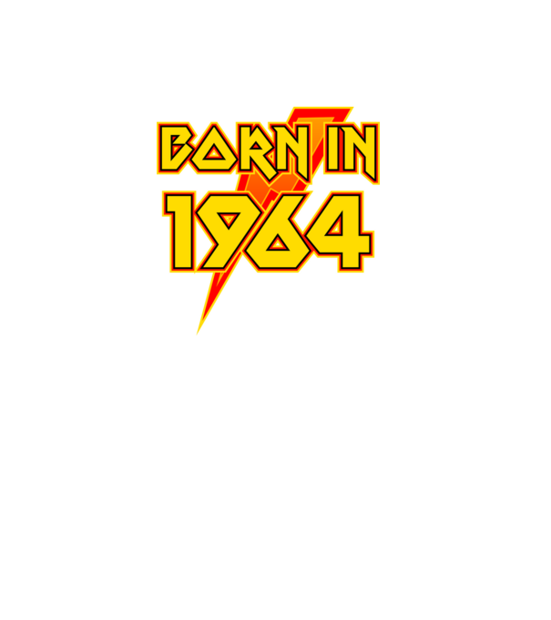 heavy metal born in 1964 minta fekete pólón
