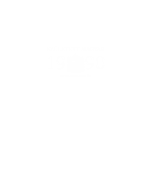 SZÜLETETT MAGYAR, ISTEN HAZA CSALÁD, SZÜLETETT 1990-BEN, MAGYAR CÍMER minta fekete pólón