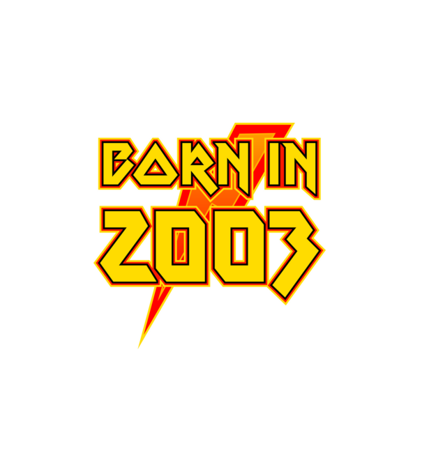 heavy metal born in 2003 minta fehér pólón