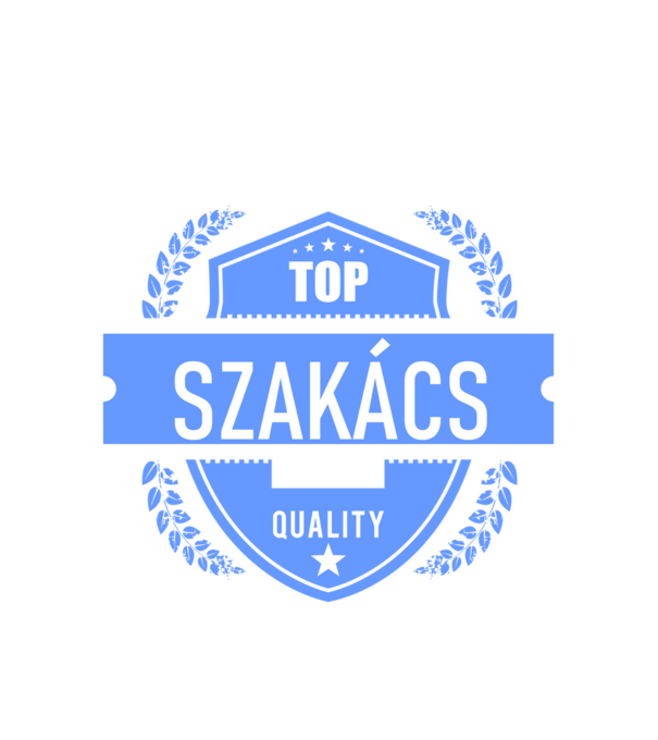 TOP QUALITY SZAKÁCS APUKA minta fehér pólón