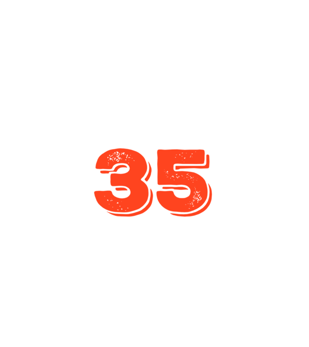 EGY QRVA SZÓT SEM, MÉG SZOKNOM KELL, 35 ÉVES SZÜLETÉSNAPRA minta szürke pólón