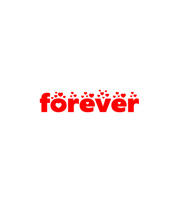 forever minta fehér pólón