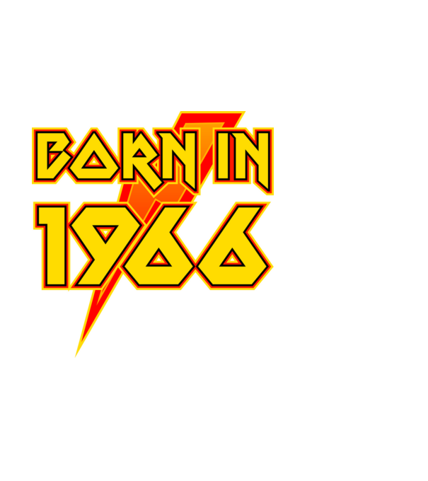 heavy metal born in 1966 minta fehér pólón
