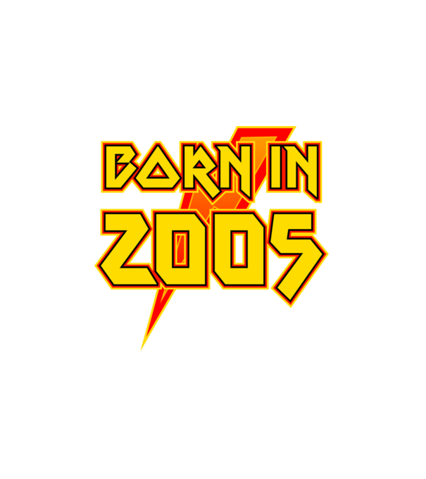 heavy metal born in 2005 minta fehér pólón