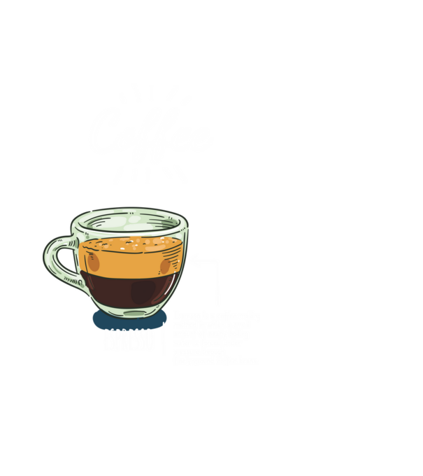 espresso kávé minta fekete pólón