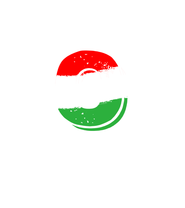magyar trikolor, piros fehér zöld szám 0 minta fekete pólón