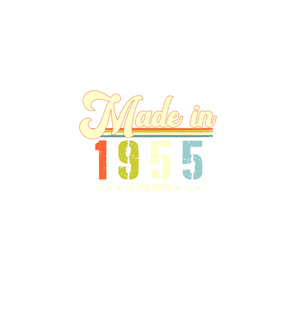 made in 1955, 1st class edition, születésnap, 1955-ben készült minta fekete pólón