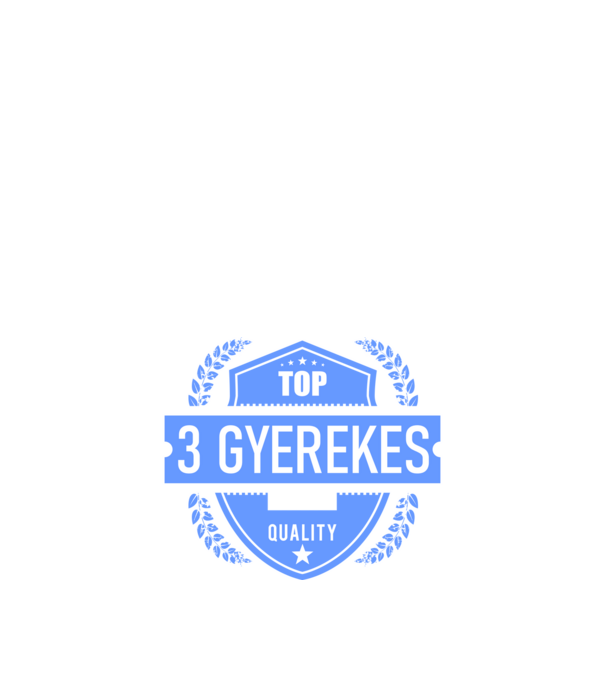 TOP QUALITY 3 GYEREKES APUKA minta fekete pólón