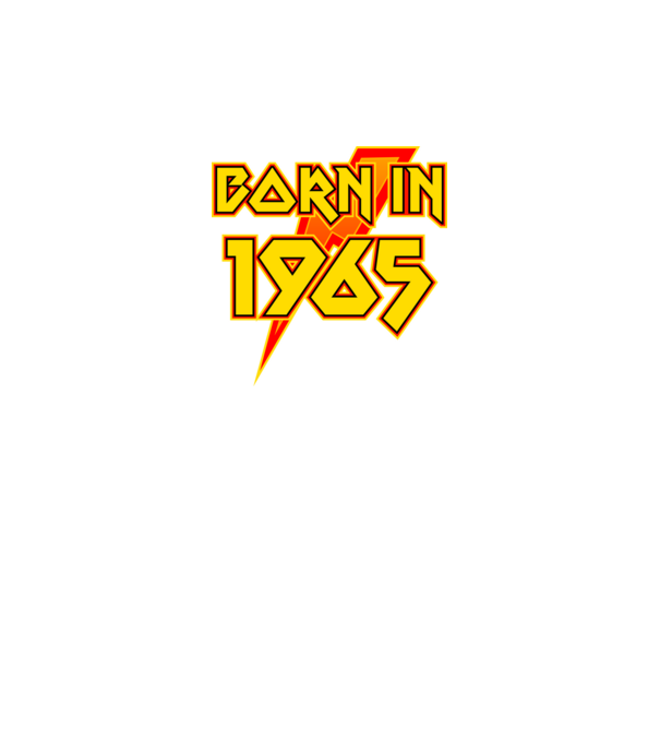 heavy metal born in 1965 minta fekete pólón