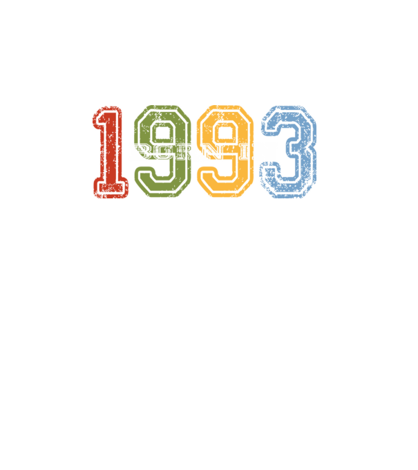 born in 1993 születésnapi felirat minta sötétkék pólón
