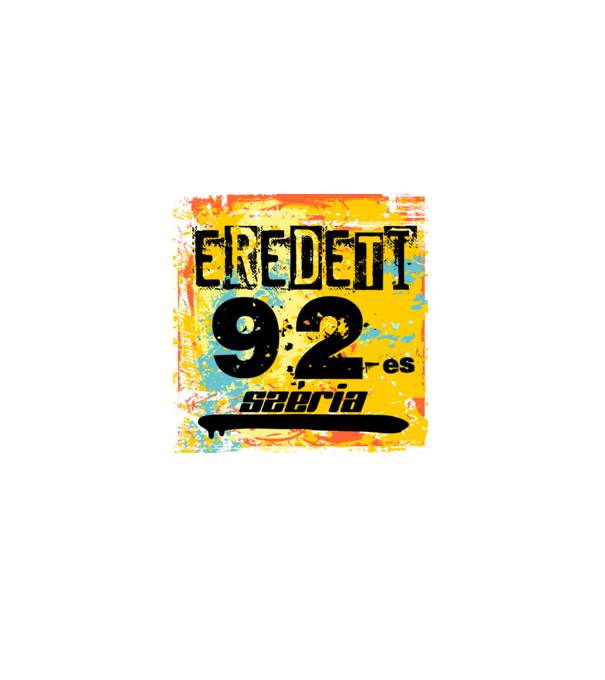 eredeti széria grunge graffiti 92-es, 1992 minta szürke pólón