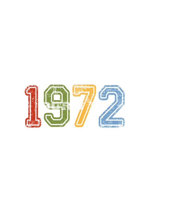 born in 1972 születésnapi felirat minta fekete pólón