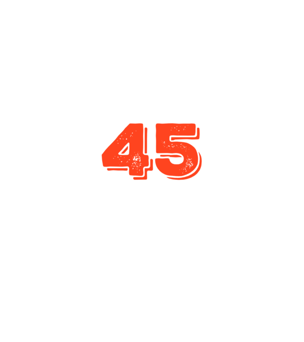 EGY QRVA SZÓT SEM, MÉG SZOKNOM KELL, 45 ÉVES SZÜLETÉSNAPRA minta fekete pólón