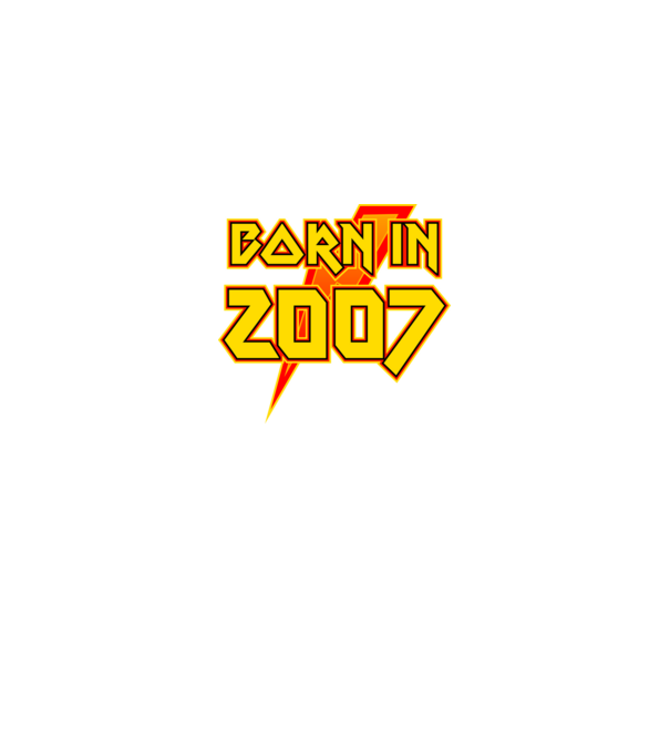 heavy metal born in 2007 minta királykék pólón