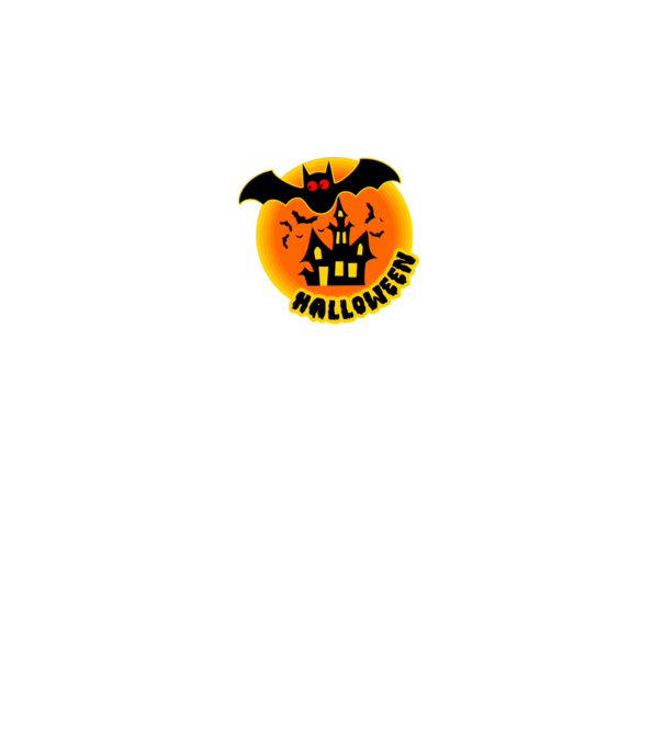 HALLOWEEN DENEVÉR ÉS KÍSÉRTETHÁZ minta fekete pólón