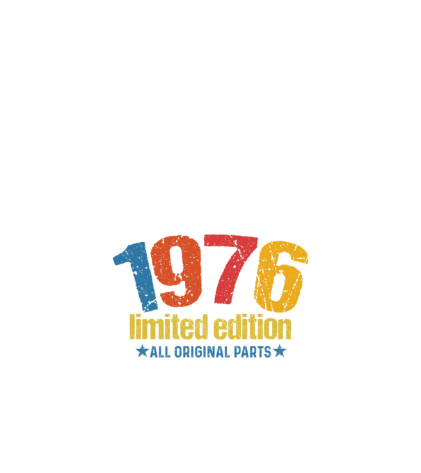 1976 limited edition ,all original parts,retro születésnapi évszám minta fekete pólón
