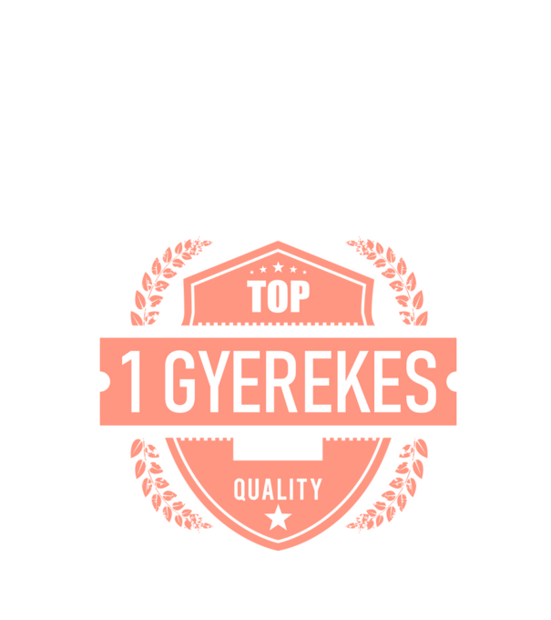 TOP QUALITY 1 GYEREKES ANYUKA minta fehér pólón