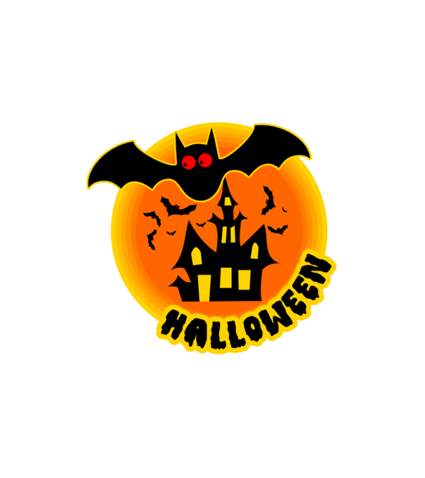HALLOWEEN DENEVÉR ÉS KÍSÉRTETHÁZ minta fehér pólón