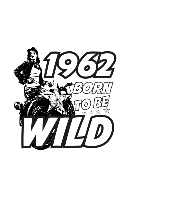 BORN TO BE WILD 1962 minta fehér pólón