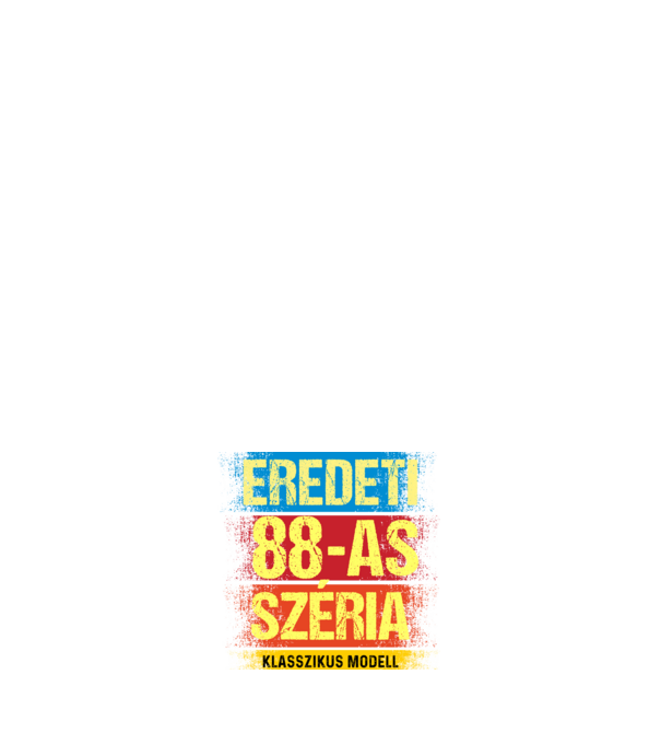 EREDEDI 88-AS SZÉRIA KLASSZKUS MODELL, RETRO SZÜLETÉSNAP minta sötétkék pólón