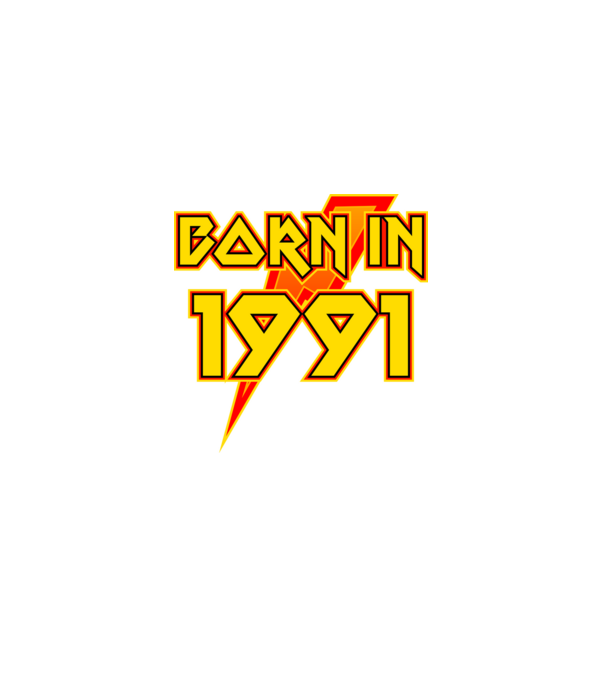 heavy metal born in 1991 minta szürke pólón