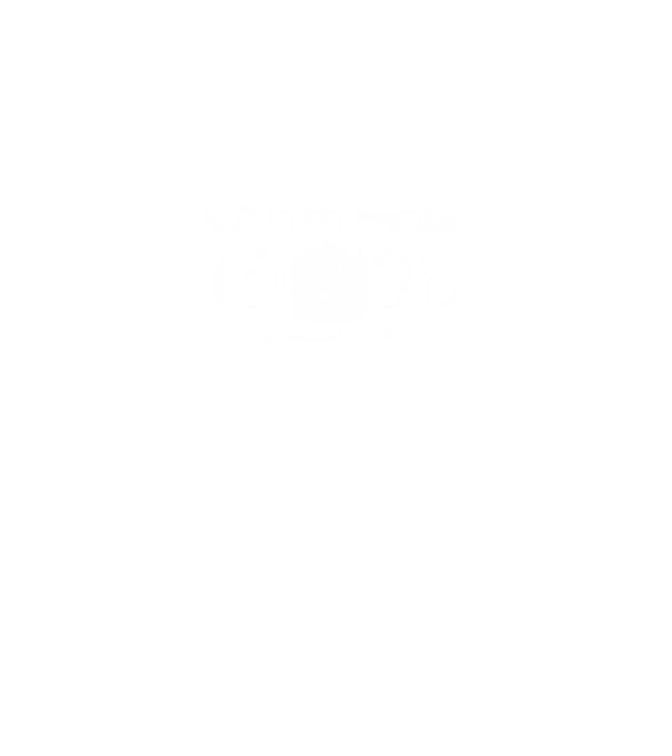 SZÜLETETT MAGYAR, ISTEN HAZA CSALÁD, SZÜLETETT 1998-BAN, MAGYAR CÍMER minta fekete pólón