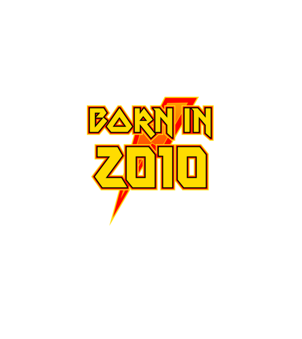 heavy metal born in 2010 minta szürke pólón