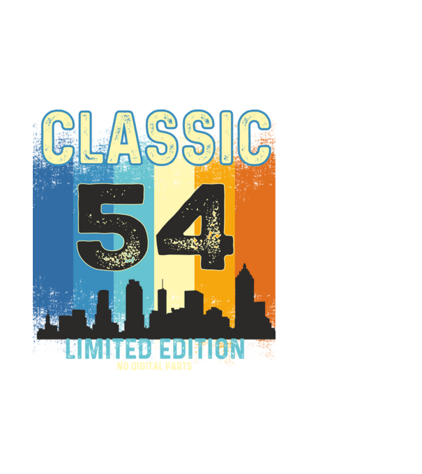 CLASSIC LIMITED EDITION NO DIGITAL PARTS 54 minta fekete pólón