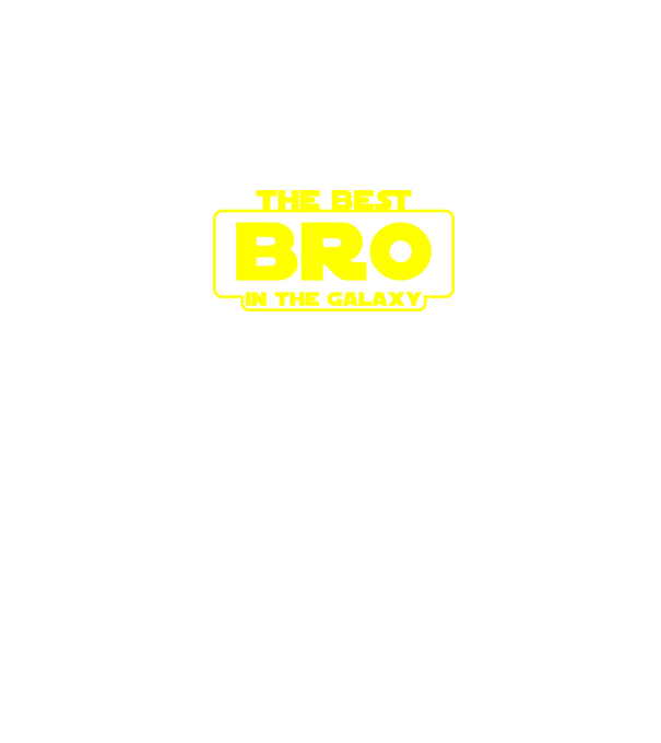 the best bro in the galaxy minta sötétkék pólón
