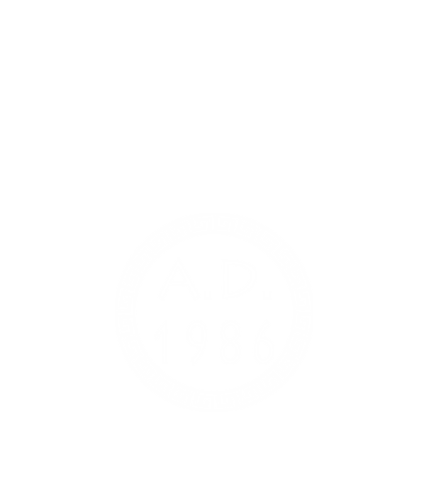 A.D. anno domini 1986 minta fekete pólón