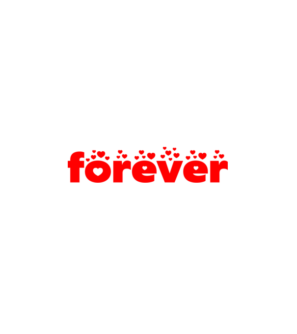 forever minta fehér pólón