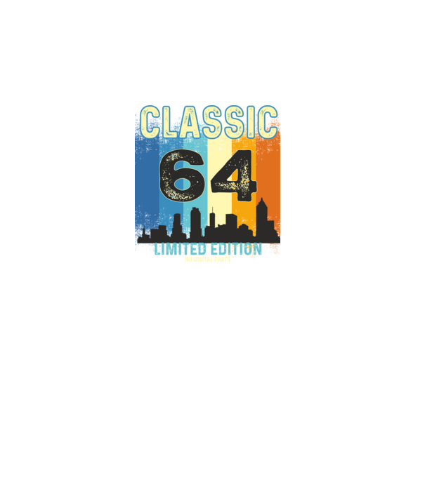 CLASSIC LIMITED EDITION NO DIGITAL PARTS 64 minta fekete pólón