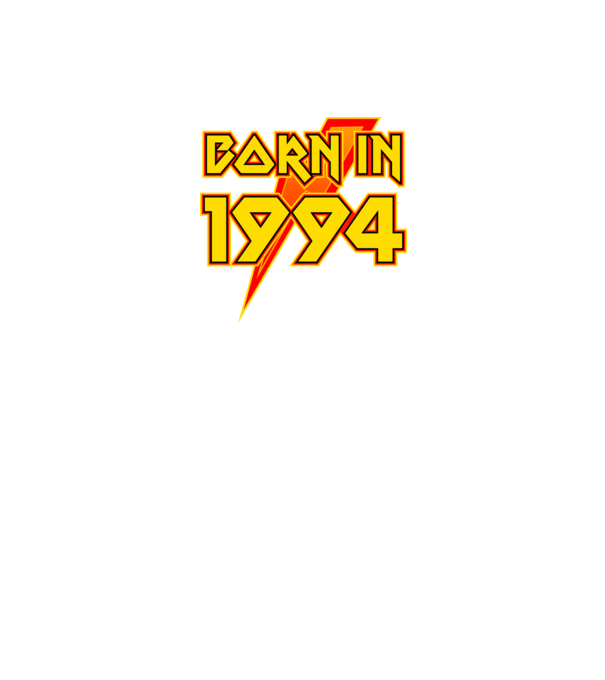 heavy metal born in 1994 minta fekete pólón