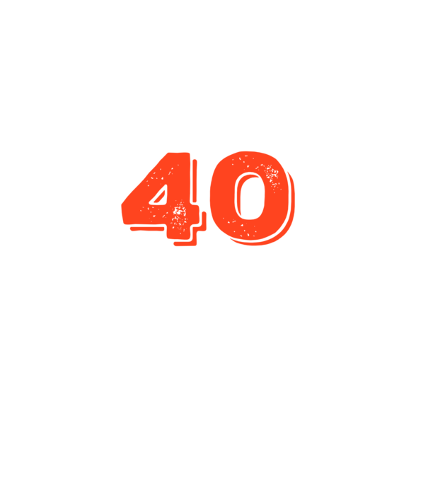 EGY QRVA SZÓT SEM, MÉG SZOKNOM KELL, 40 ÉVES SZÜLETÉSNAPRA minta fekete pólón
