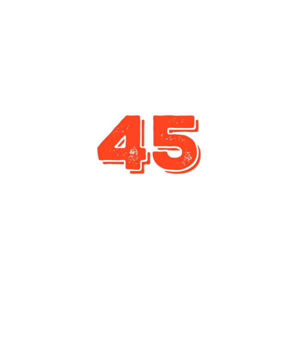 EGY QRVA SZÓT SEM, MÉG SZOKNOM KELL, 45 ÉVES SZÜLETÉSNAPRA minta fekete pólón