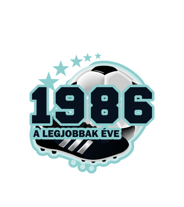 FOCISTÁS SZÜLINAP A LEGJOBBAK ÉVE 1986 minta fehér pólón