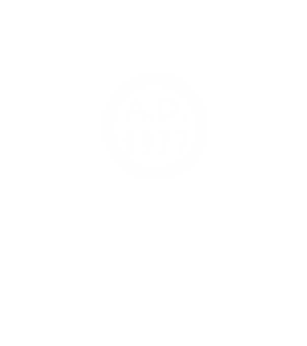 A.D. anno domini 1977 minta sötétkék pólón