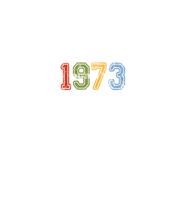 born in 1973 születésnapi felirat minta királykék pólón