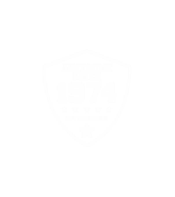 AWESOME1974 minta fehér pólón