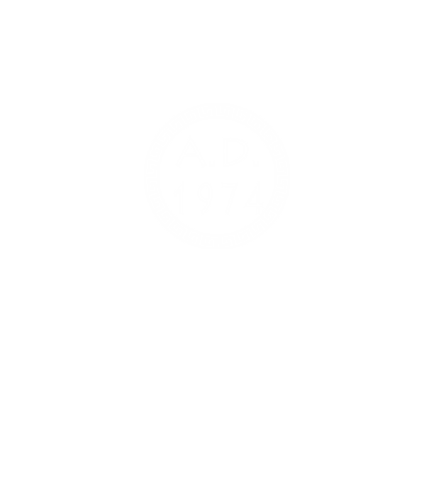 A.D. anno domini 1974 minta sötétkék pólón