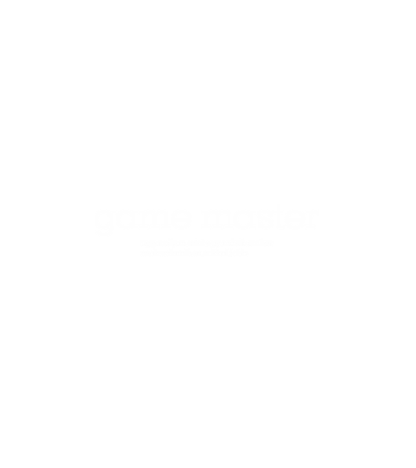game master minta fehér pólón
