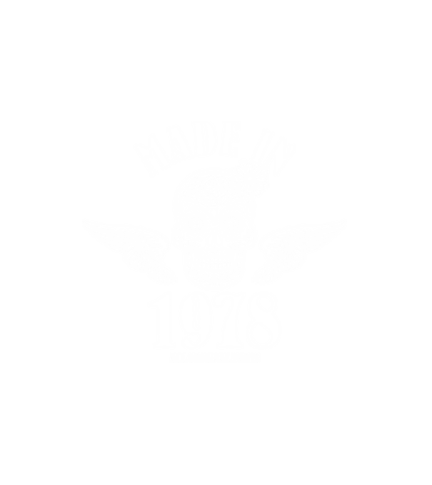 SKULL, koponya MADE IN 1978 minta fehér pólón