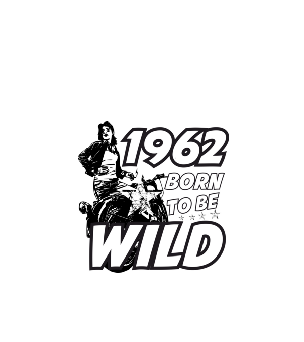 BORN TO BE WILD 1962 minta fehér pólón