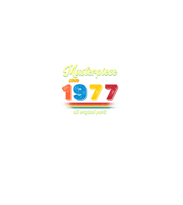 masterpiece all original parts since 1977, mesterdarab, etalon minta farmerkék pólón