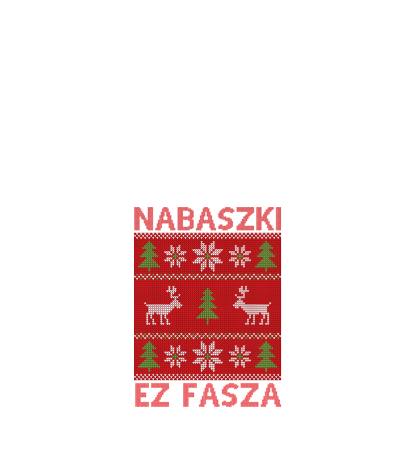 NABASZKI EZ FASZA CSÚNYA PULCSI minta fekete pólón