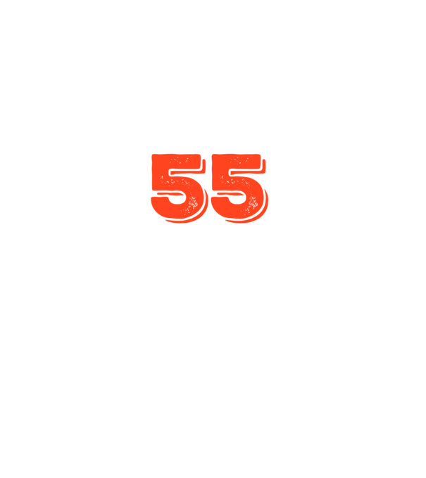 EGY QRVA SZÓT SEM, MÉG SZOKNOM KELL, 55 ÉVES SZÜLETÉSNAPRA minta fekete pólón